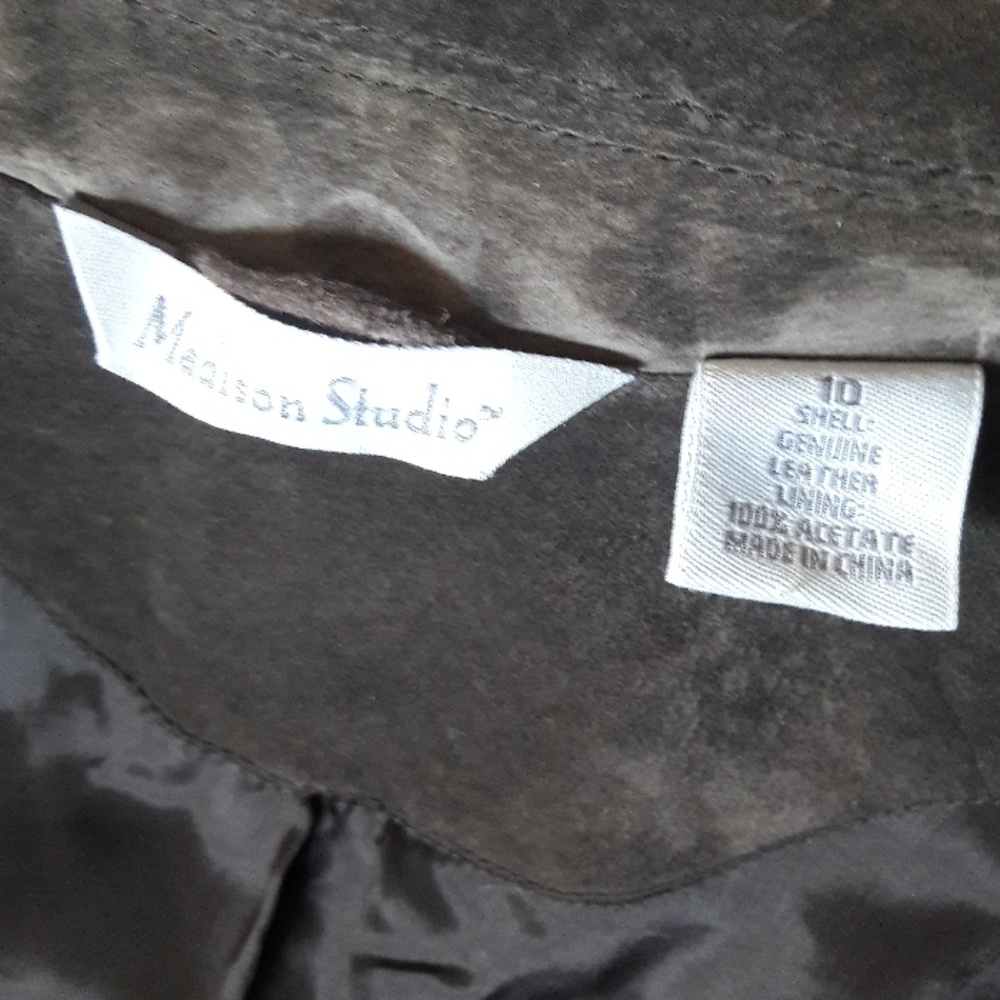 Madison Studio/ Brown Suede/ Blazer/ Jacket - image 8